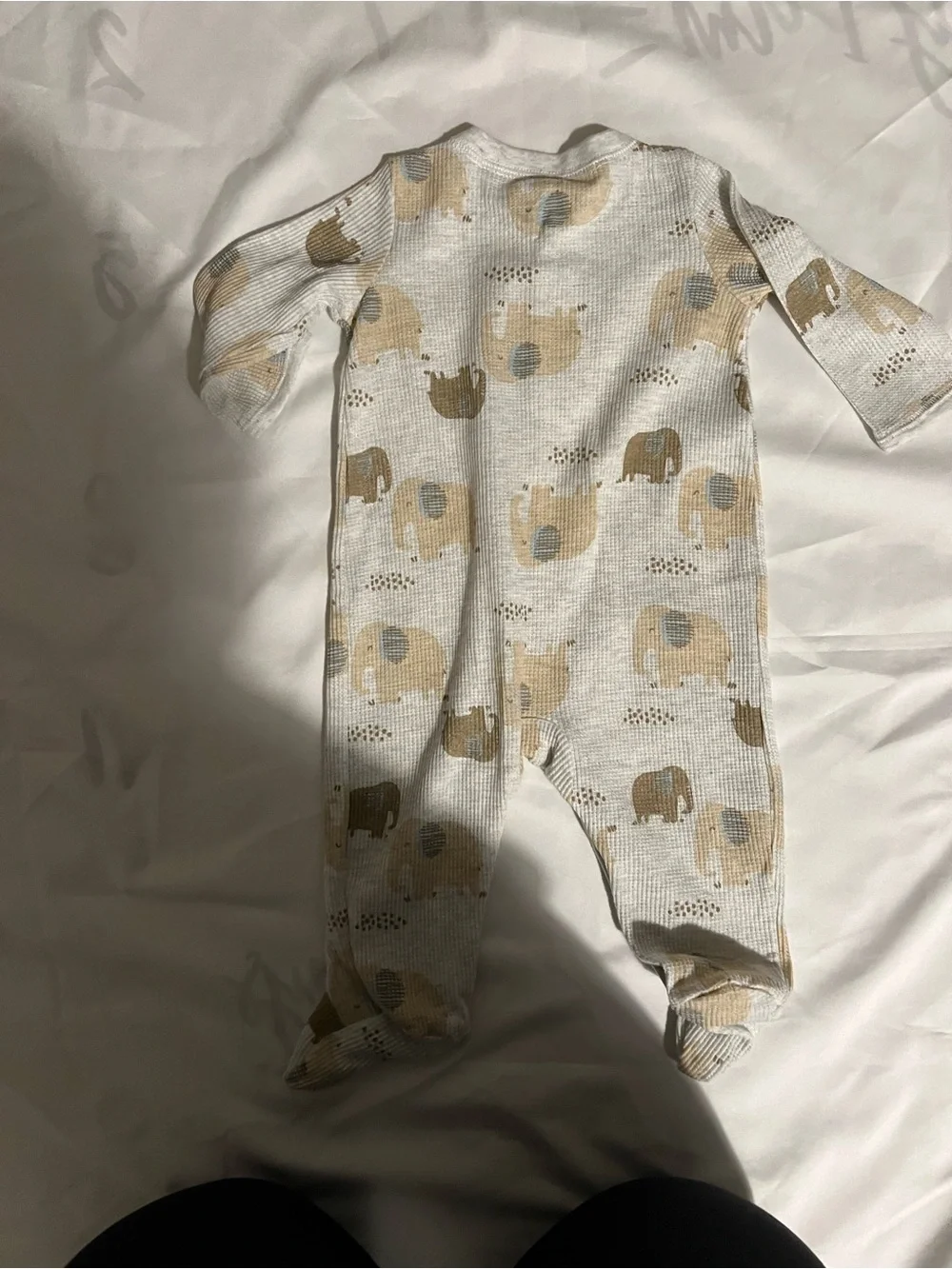 Set of Three Carter’s One-Pieces With One Piece and Footed Pajamas Size 6 Months